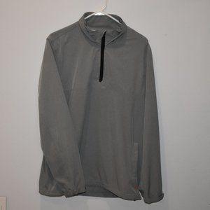 Travis Mathew Grey Quarter-zip windbreaker/rain jacket